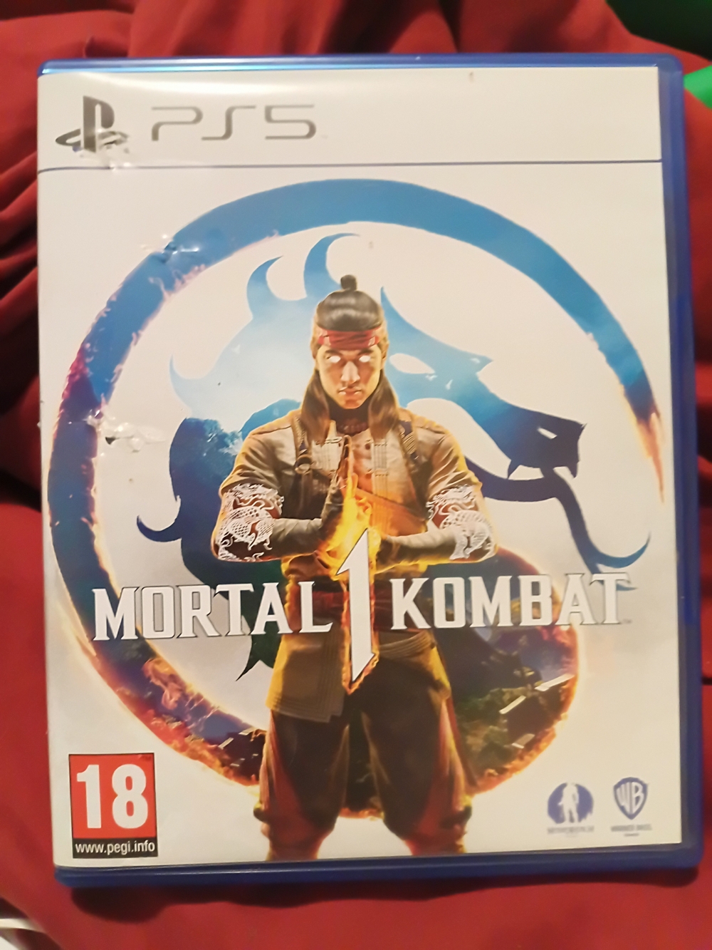 Warner Bros. Mortal Kombat IV PS5 Case — White & Blue Artwork